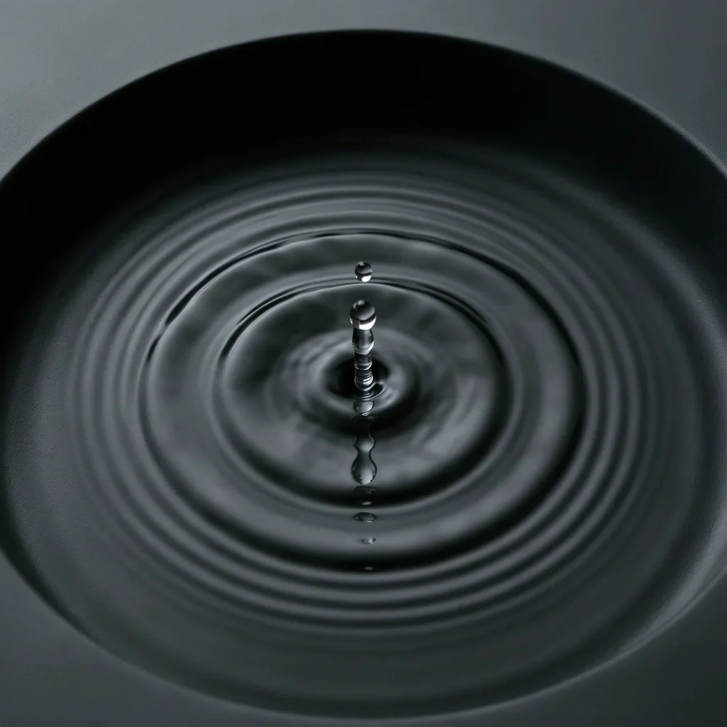 Rhythm and ripples in water